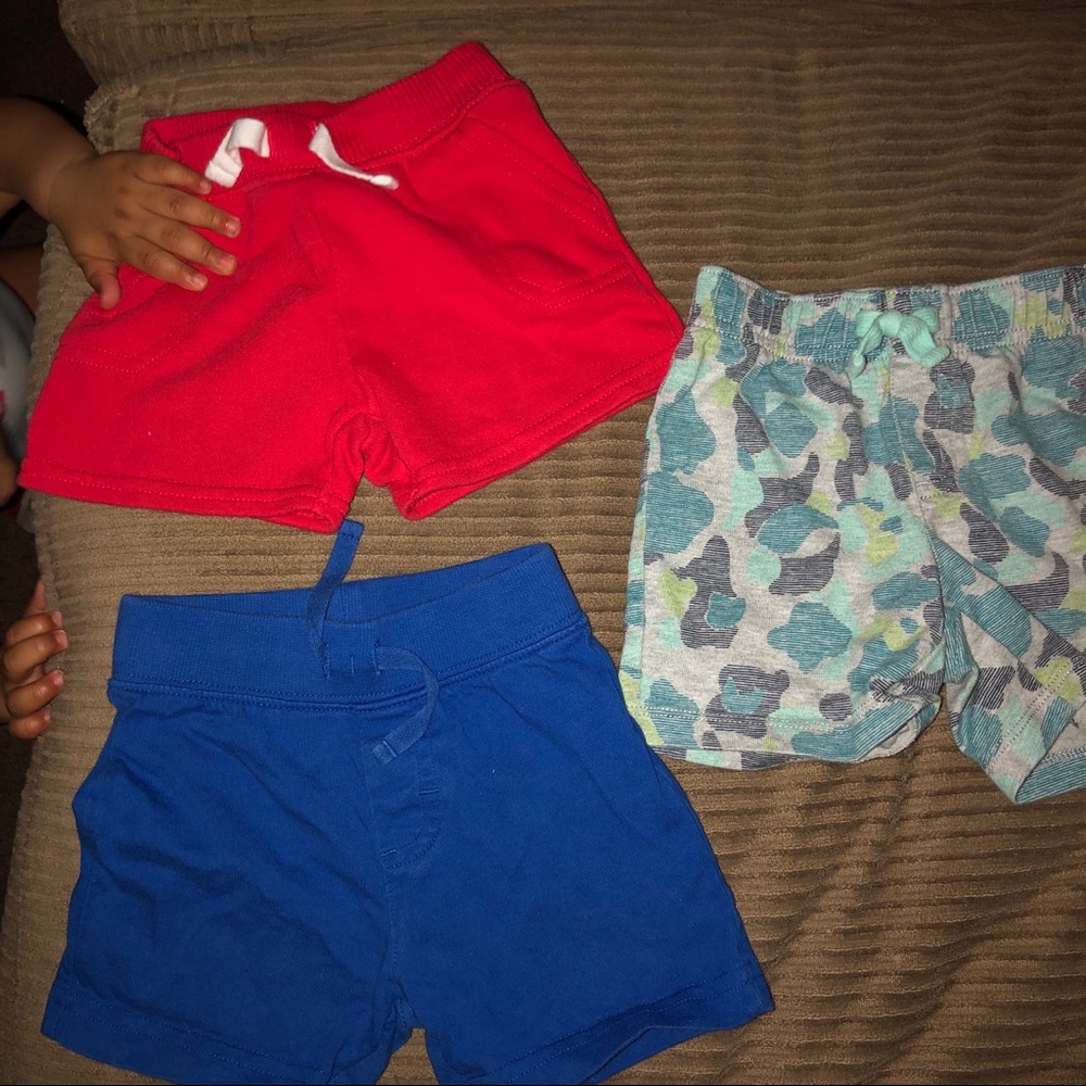 Baby Boy 6-9 Months Shorts (3 pack)